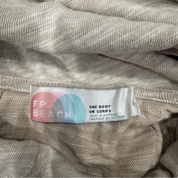 Free People Beige Cocoon Cowl Pullover - Picture 8 of 12